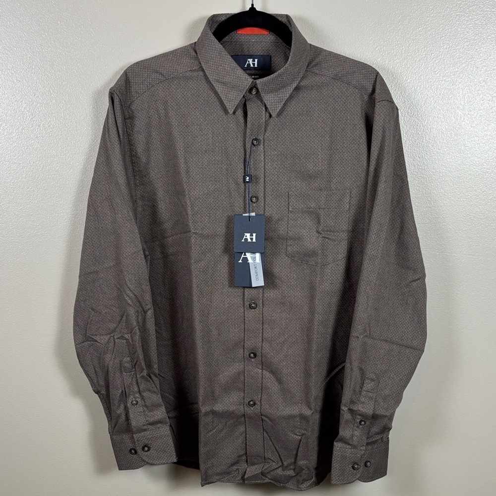 Men's American Heritage Classic Brown Button Down Shirt